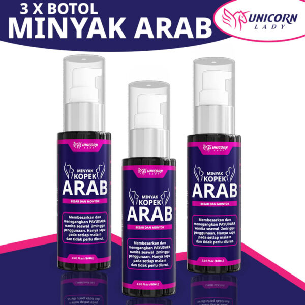 3 BOTOL MINYAK ARAB